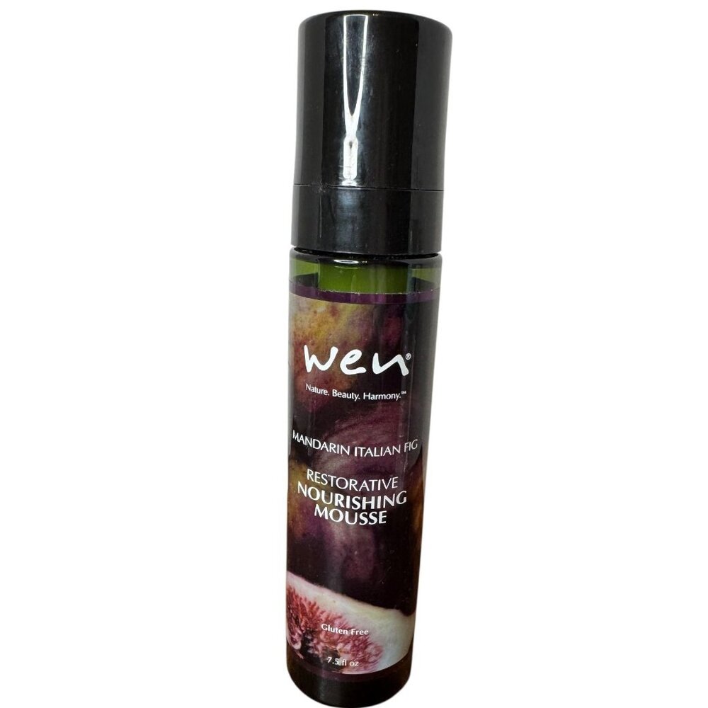 Wen Mandarin Italian Fig Restorative Nourishing Mousse Hair Styling Prod. 7.5oz